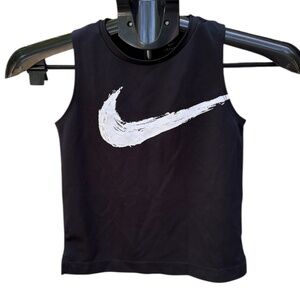 Nike Dri-Fit Boys Black Tank Top Size 4T (3-4 YEARS)